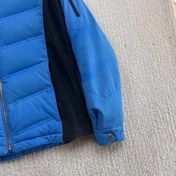 Obermeyer Circuit Down Ski Jacket Women’s Sz 8 Blue Winter Snowboarding Coat ** - Picture 4 of 16